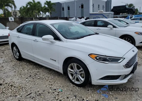 2018 Ford Fusion Se Hybrid from USA, damaged, VIN 3FA6P0LU6JR118601